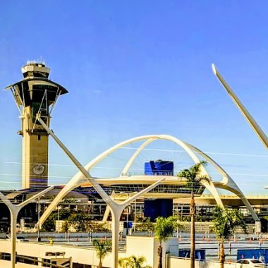 Smoking Area at Los Angeles Airport (LAX)